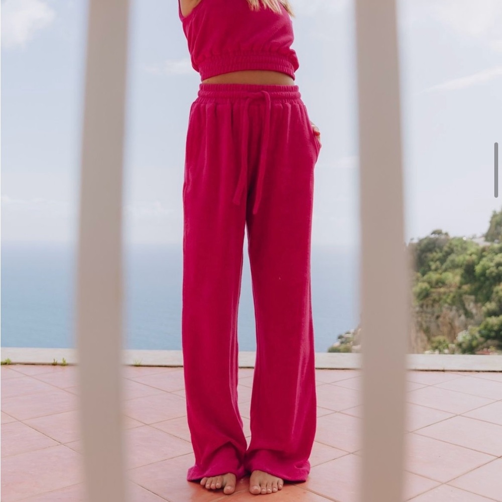 DAILY DRILLS TERRY CLOTH RESORT PANTS